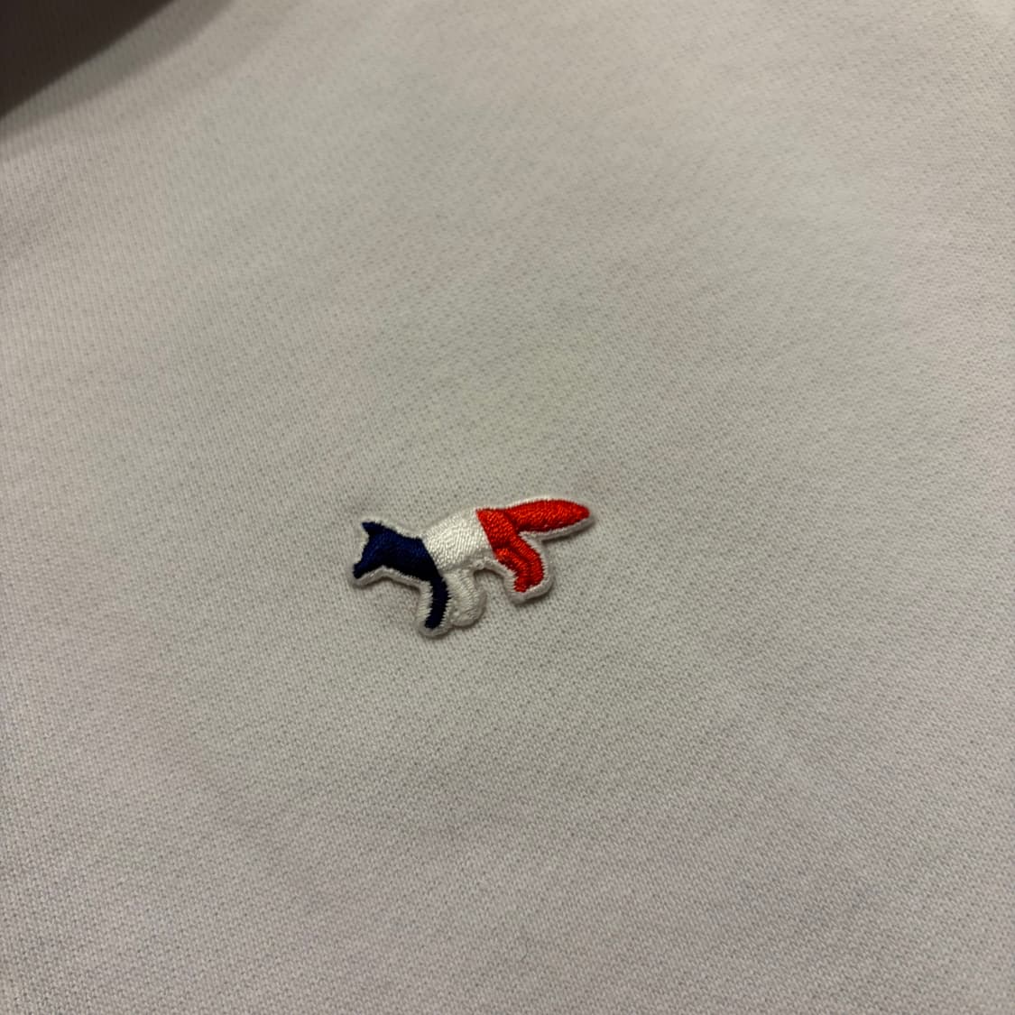 [M] 메종키츠네 아이보리 폭스 와펜 후드집업 수입택 C674 상품이미지4