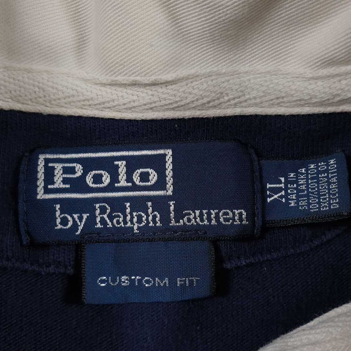 폴로 랄프로렌 네이비 럭비 셔츠 상품이미지2