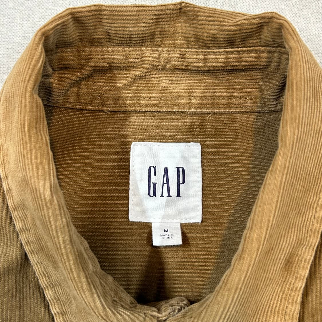 M) GAP 갭 브라운 코듀로이 셔츠 상품이미지7
