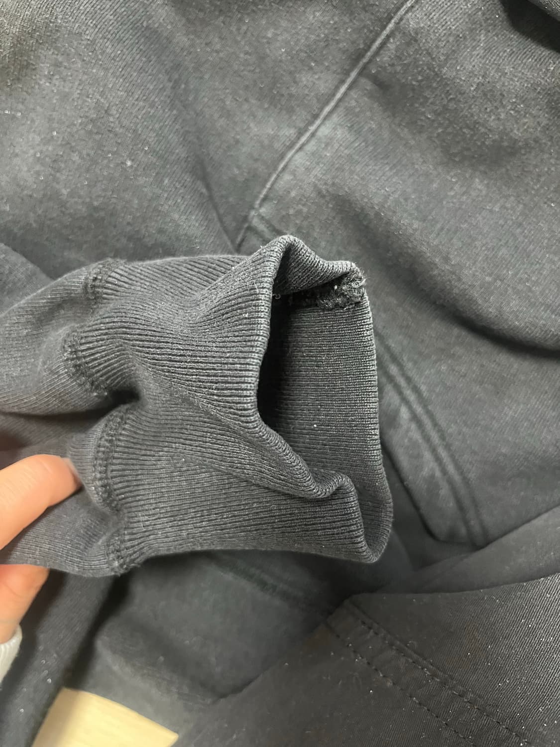 슈프림 바시티 후드 블랙 M 상품이미지4