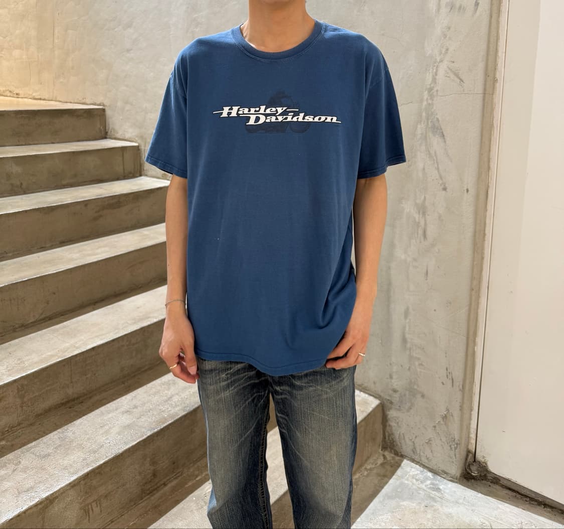 13‘s 할리 데이비슨 북아일랜드 벨파스트 성 그래픽 티셔츠 상품이미지2