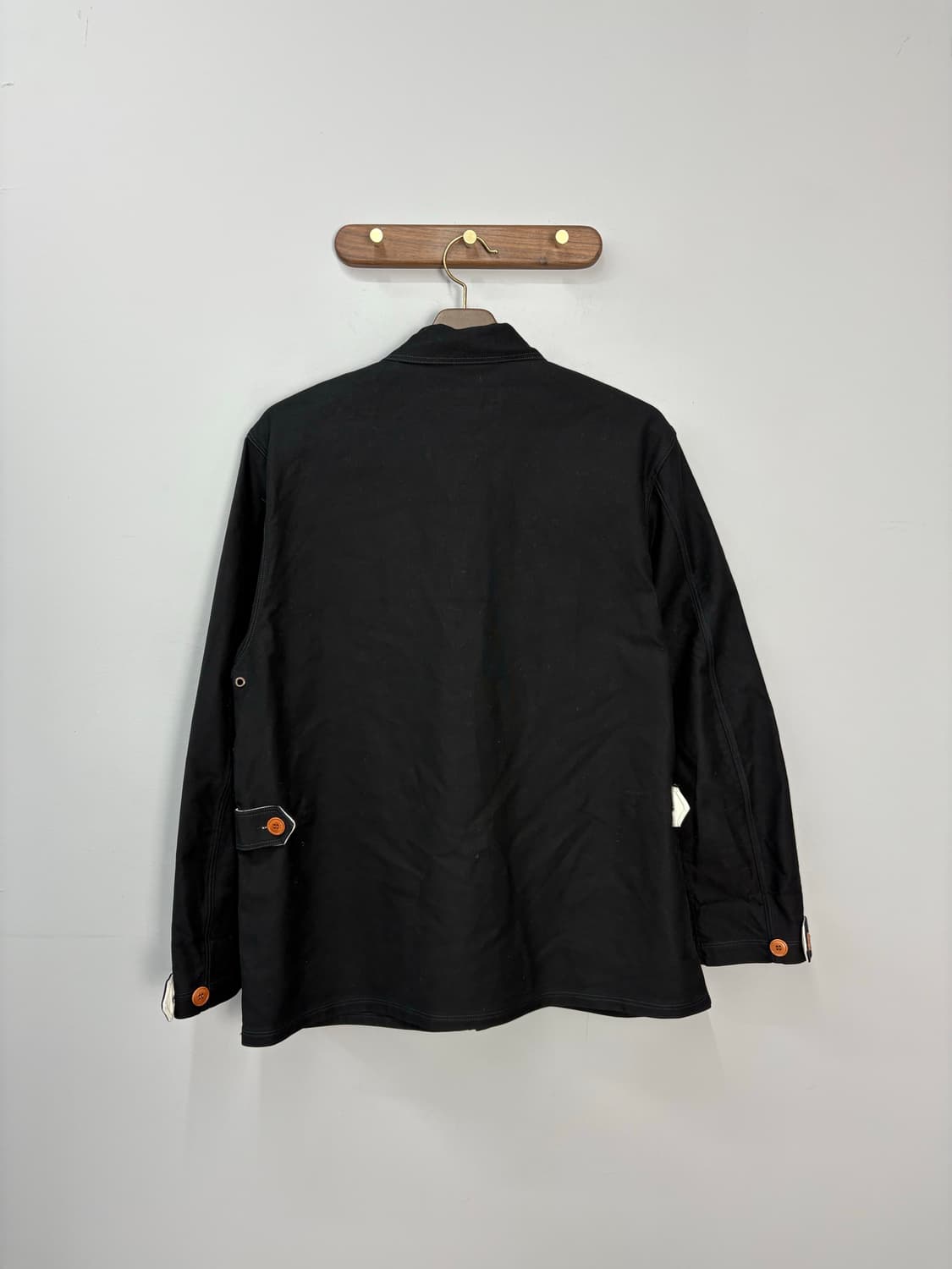 디아프바인 블랙 필트 코튼 헌팅 재킷 A1905 상품이미지5