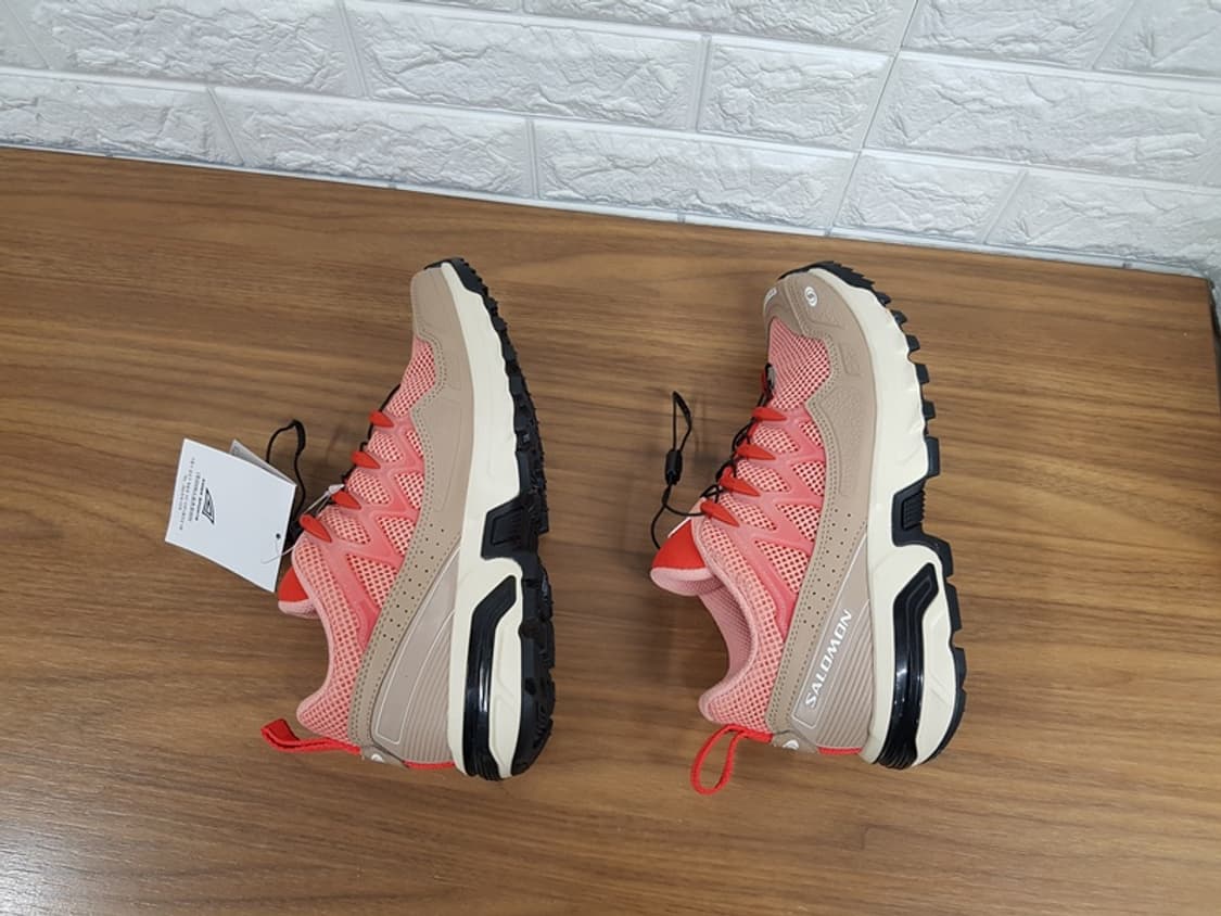 살로몬 운동화 여성250 미착용(ACS+OG 내츄럴 쇼트브레드 포피 레드 상품이미지9