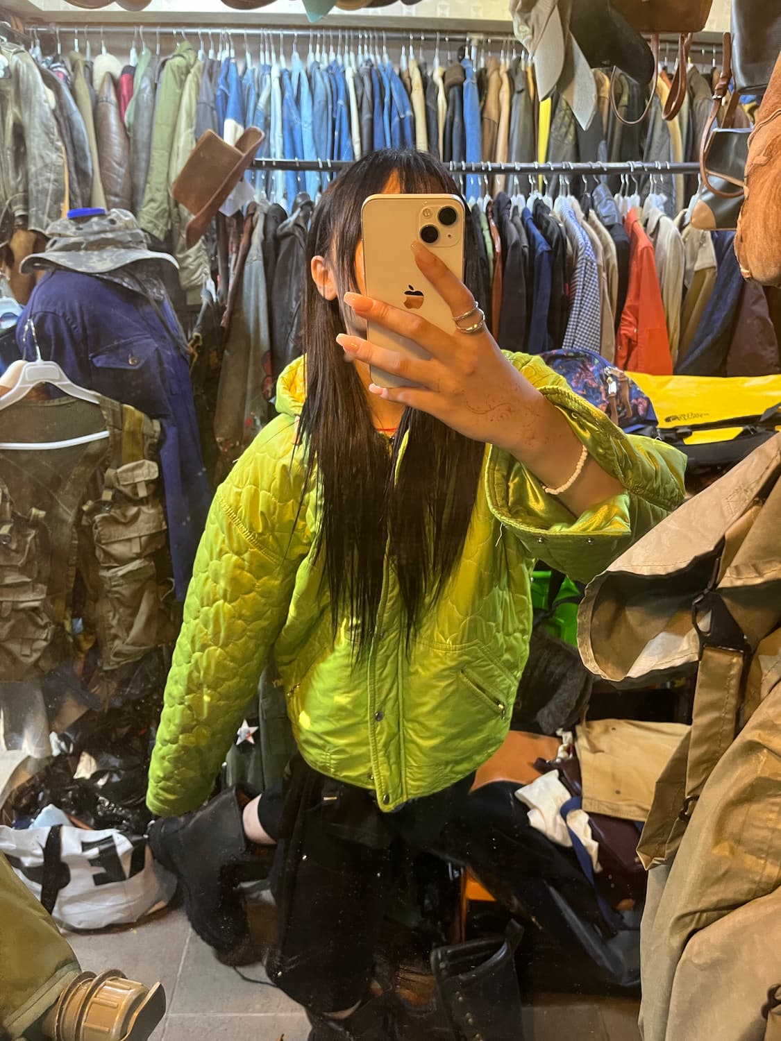 빈티지 퀼팅자켓 판매해요 상품이미지3