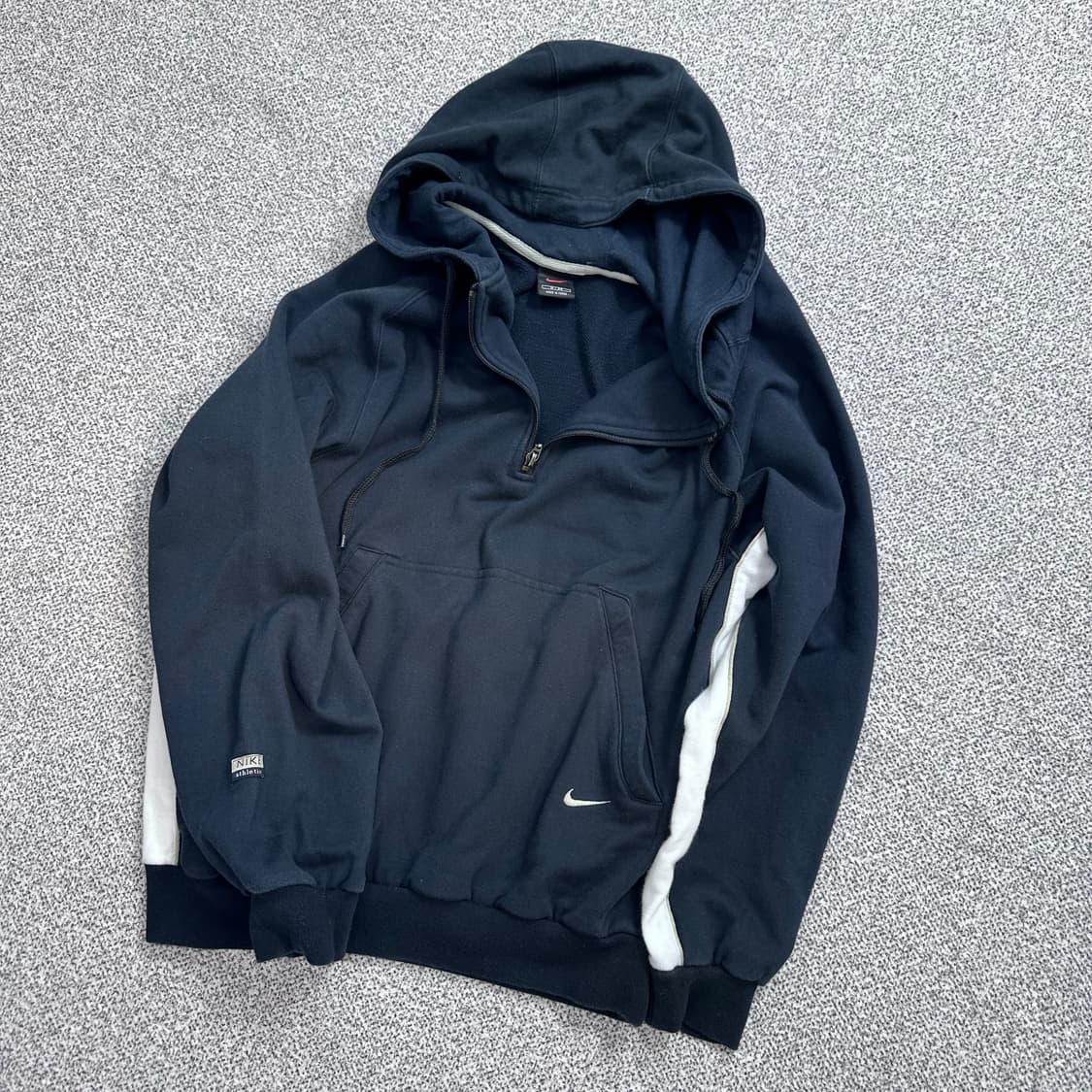 나이키(Nike) 00s 올드스쿨 스우시 하프집업 후드티 상품이미지1