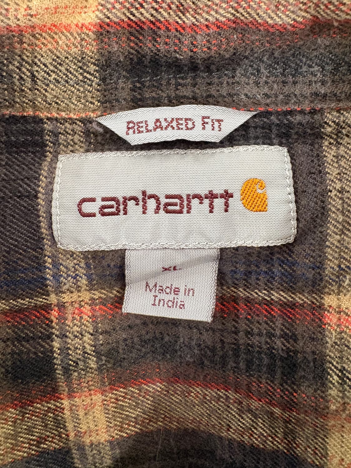 칼하트 플란넬 체크 셔츠 상품이미지6