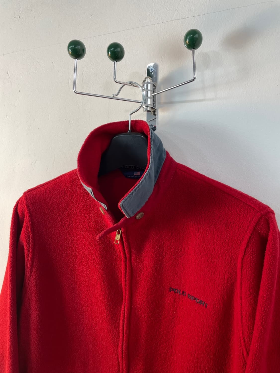 90s 폴로 스포츠 플리스 블루종 자켓  상품이미지4