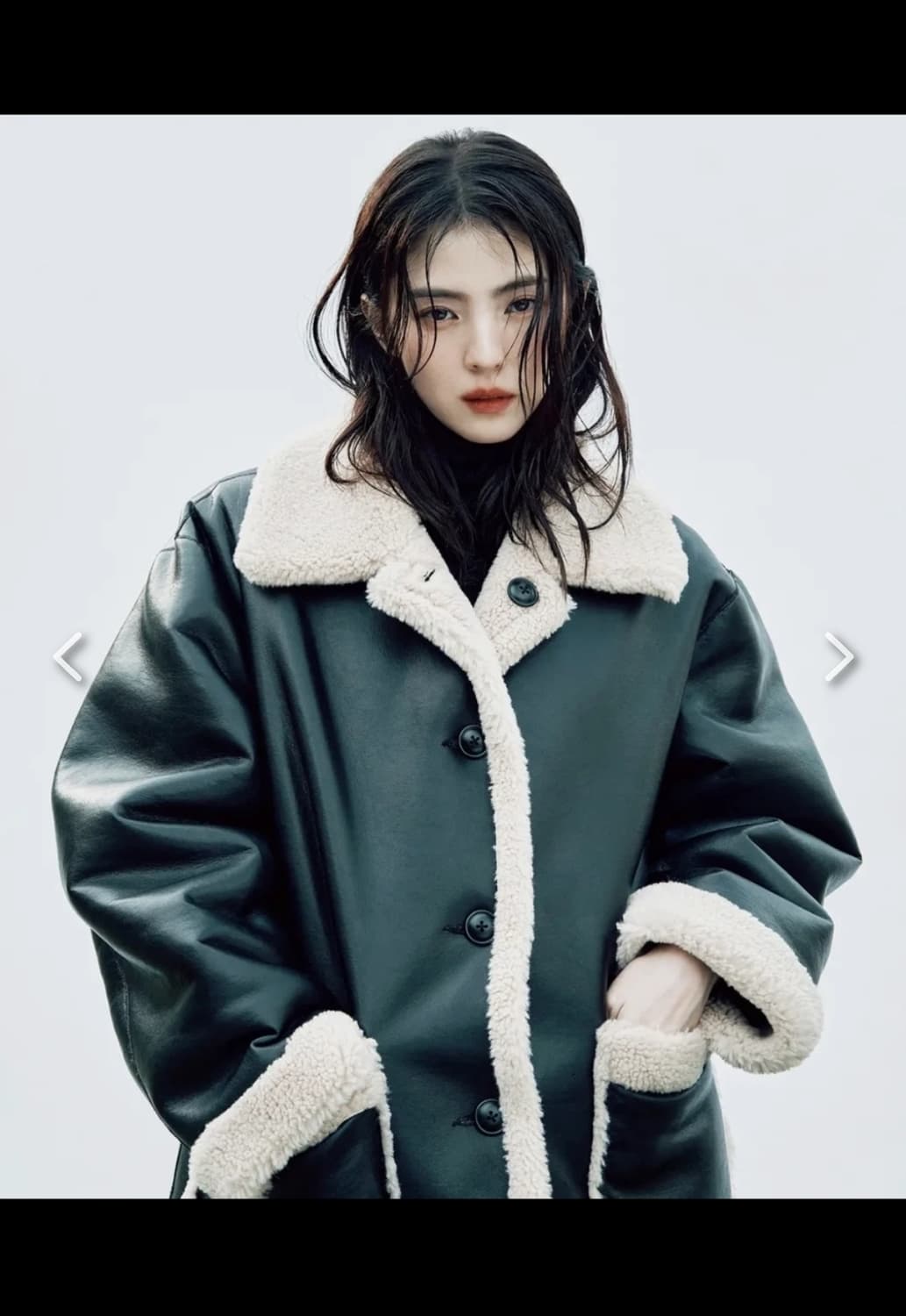 무신사스탠다드 리버시블 무스탕 M  남여가능 상품이미지1