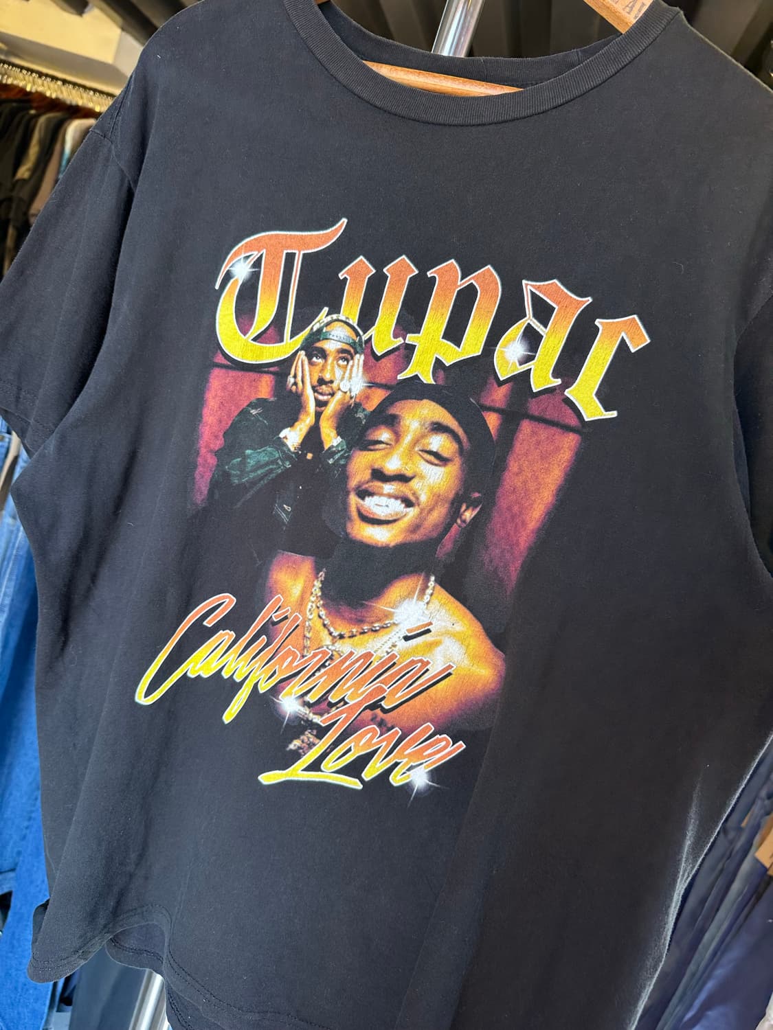 투팍 2pac 래퍼 프린팅 티셔츠 상품이미지3