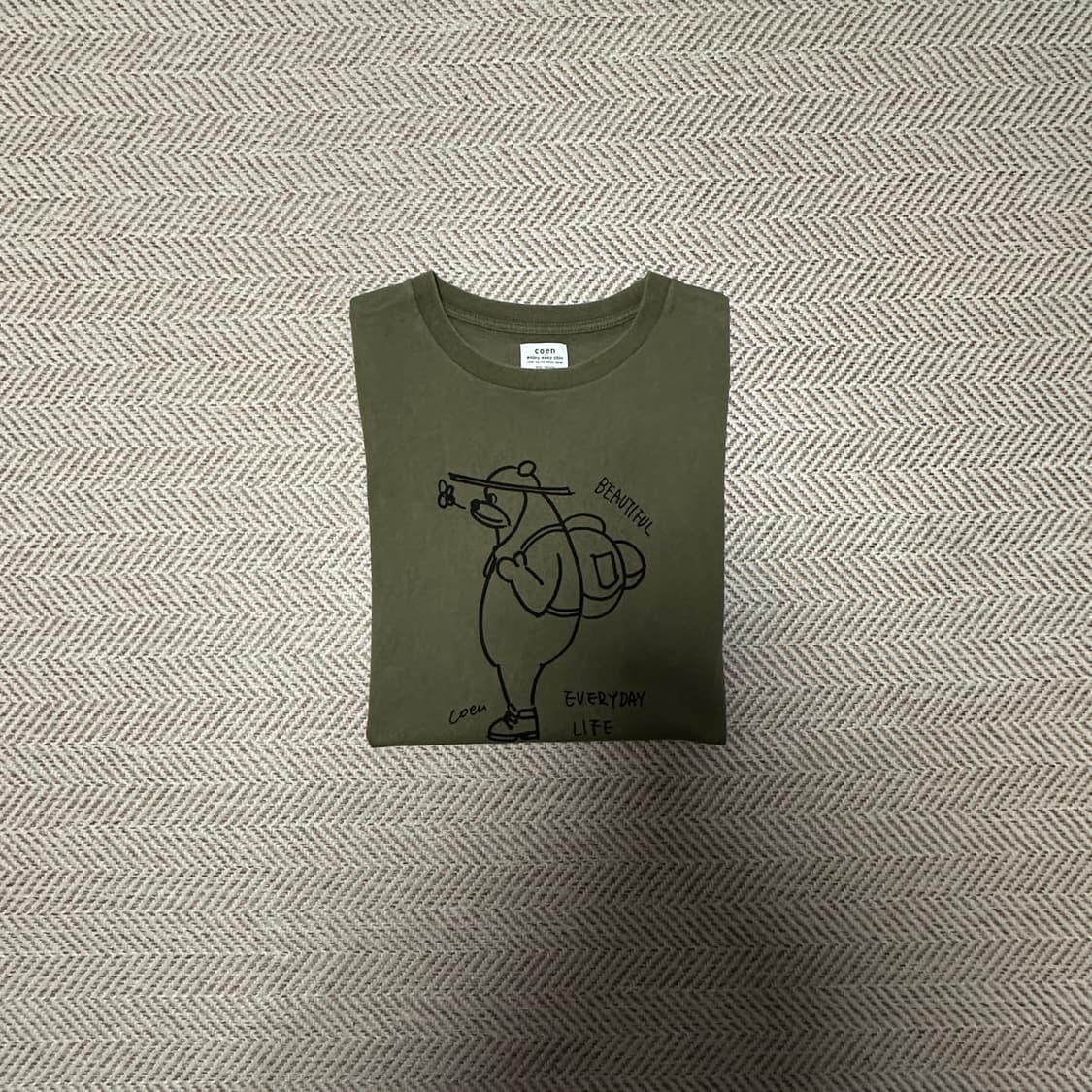 COEN usa cotton vintage t-shirt 상품이미지1