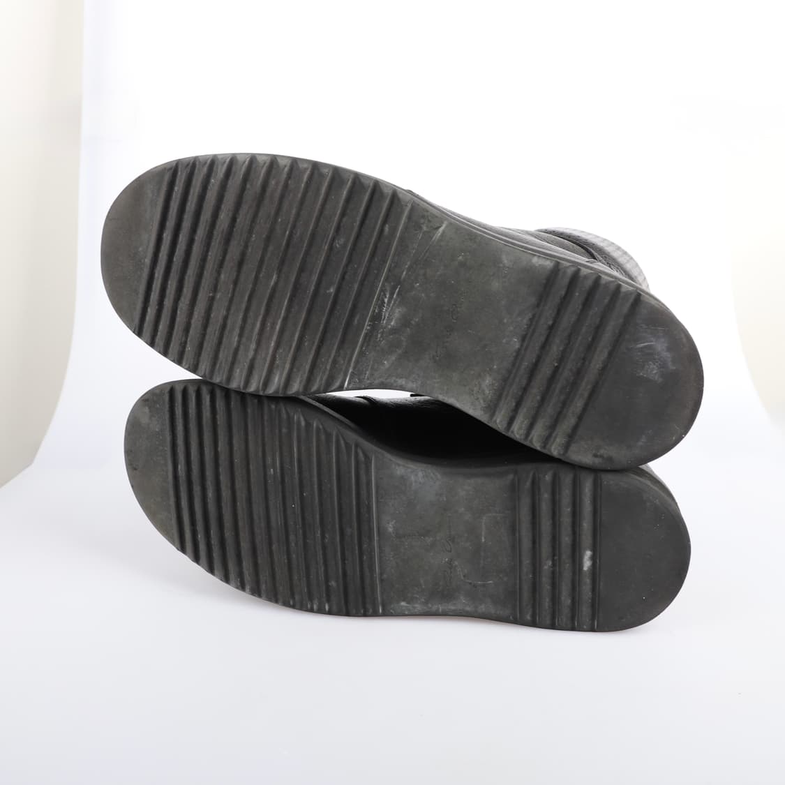 42 / Rick Owens 릭오웬스 레더 부츠 하이탑 블랙 상품이미지8