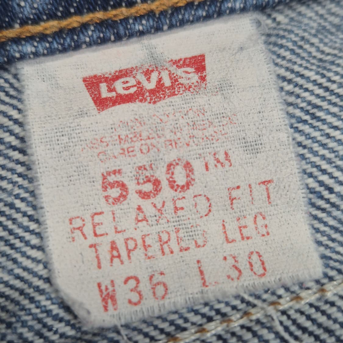 [36]90s MEXICO made 리바이스550 -834 상품이미지4