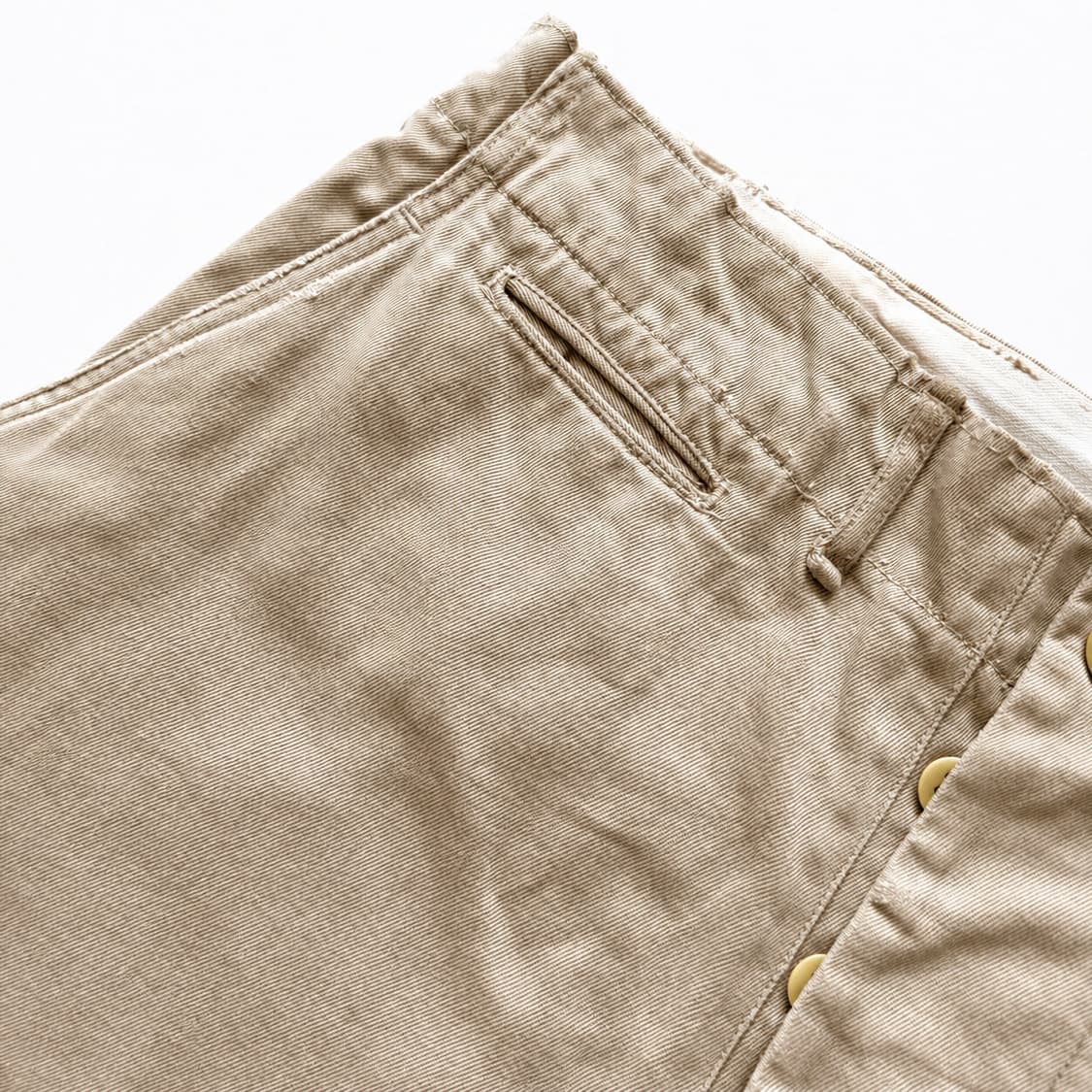 40s 미군 카키 오피서 치노 팬츠 30(Half Cut Off) 상품이미지6