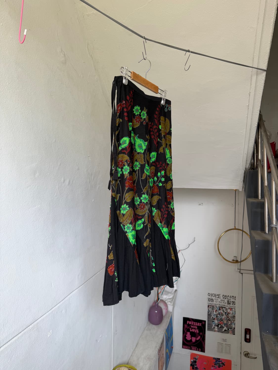 핸드메이드 비즈 롱 스커트 상품이미지8