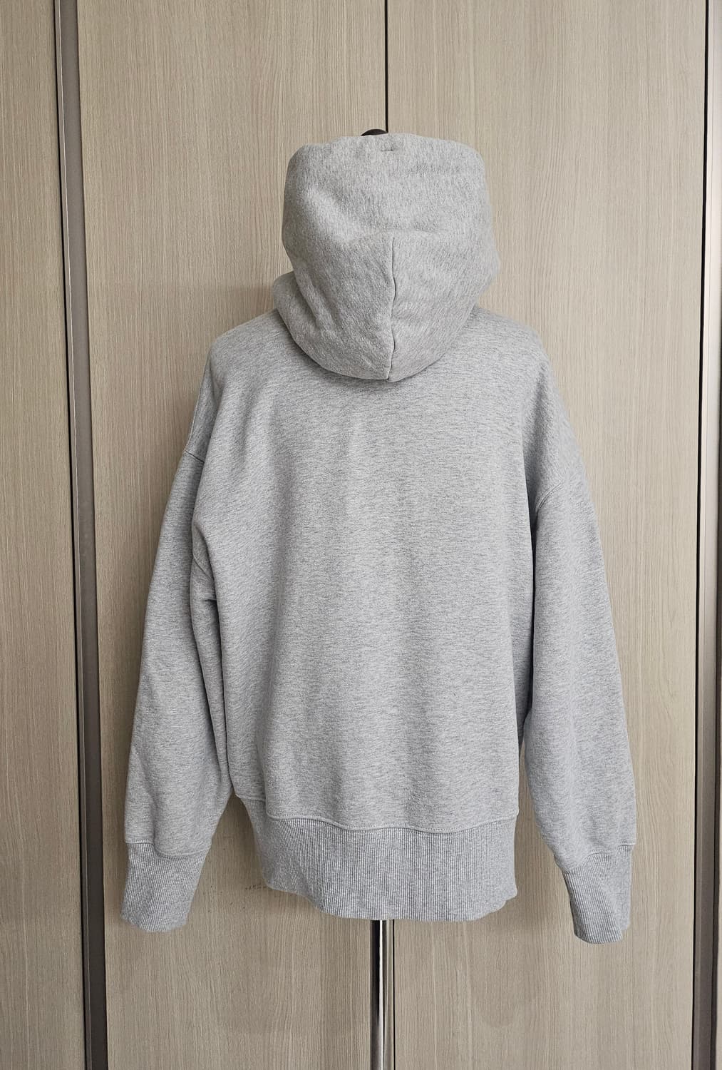 (시드니현지구입)타미진스 로고패치 기모후디 S (헤더그레이) 상품이미지4