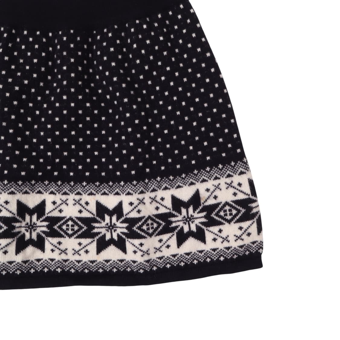 라코스테 스노우플레이크 울 니트 스커트 상품이미지3