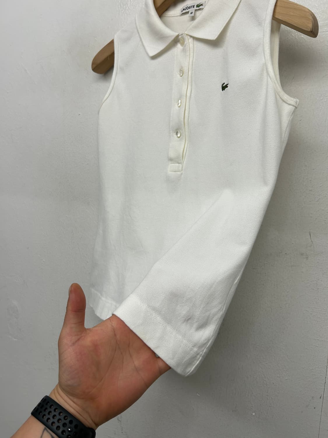 재팬 라코스테 민소매 폴로 셔츠 상품이미지3