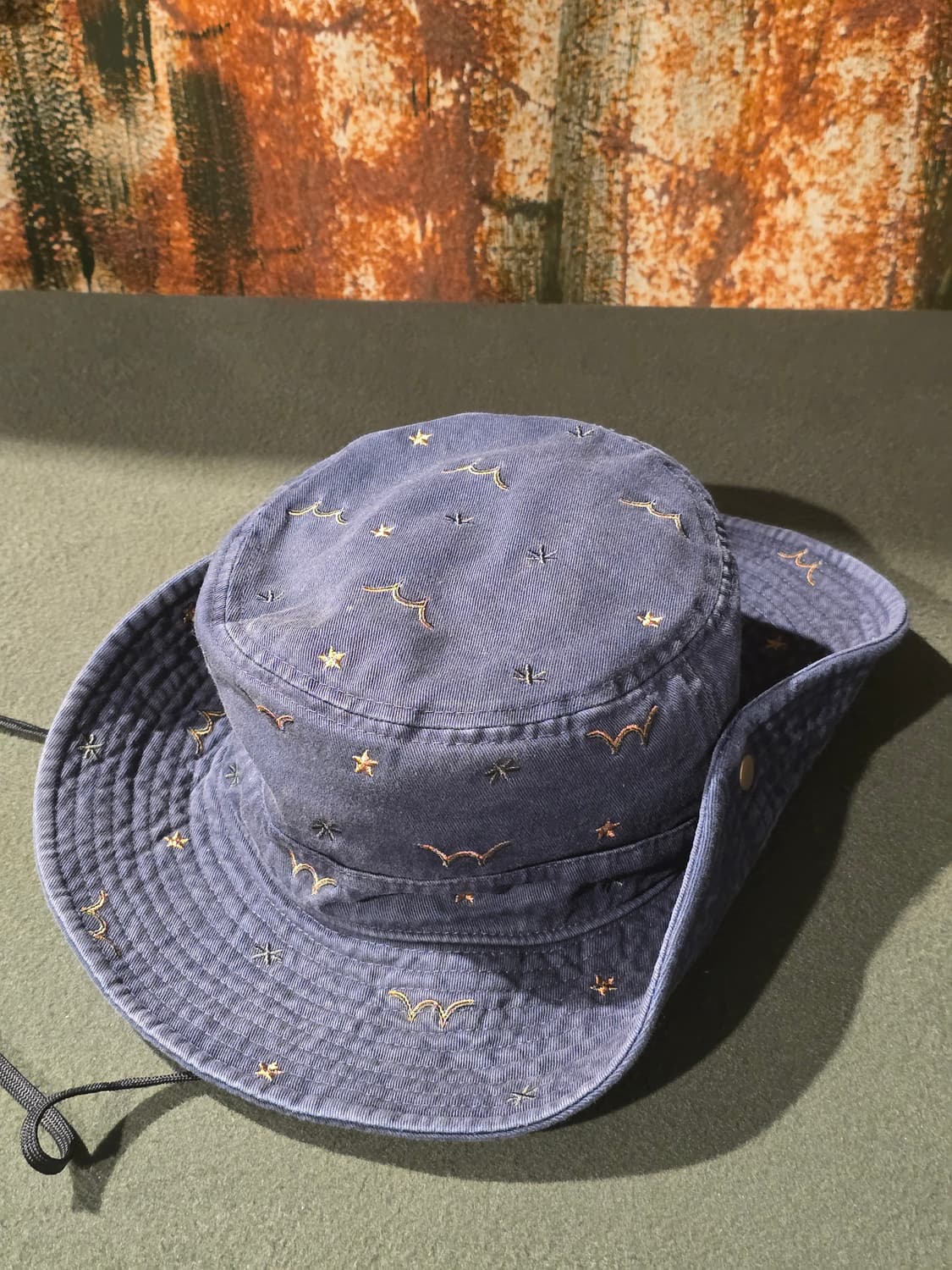 EDWIN Star and Wave Pattern Bucket Hat 상품이미지2