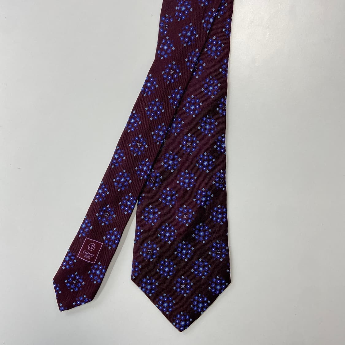 샤넬(CHANEL)  신형 모노그램 명품 정품 넥타이 상품이미지1