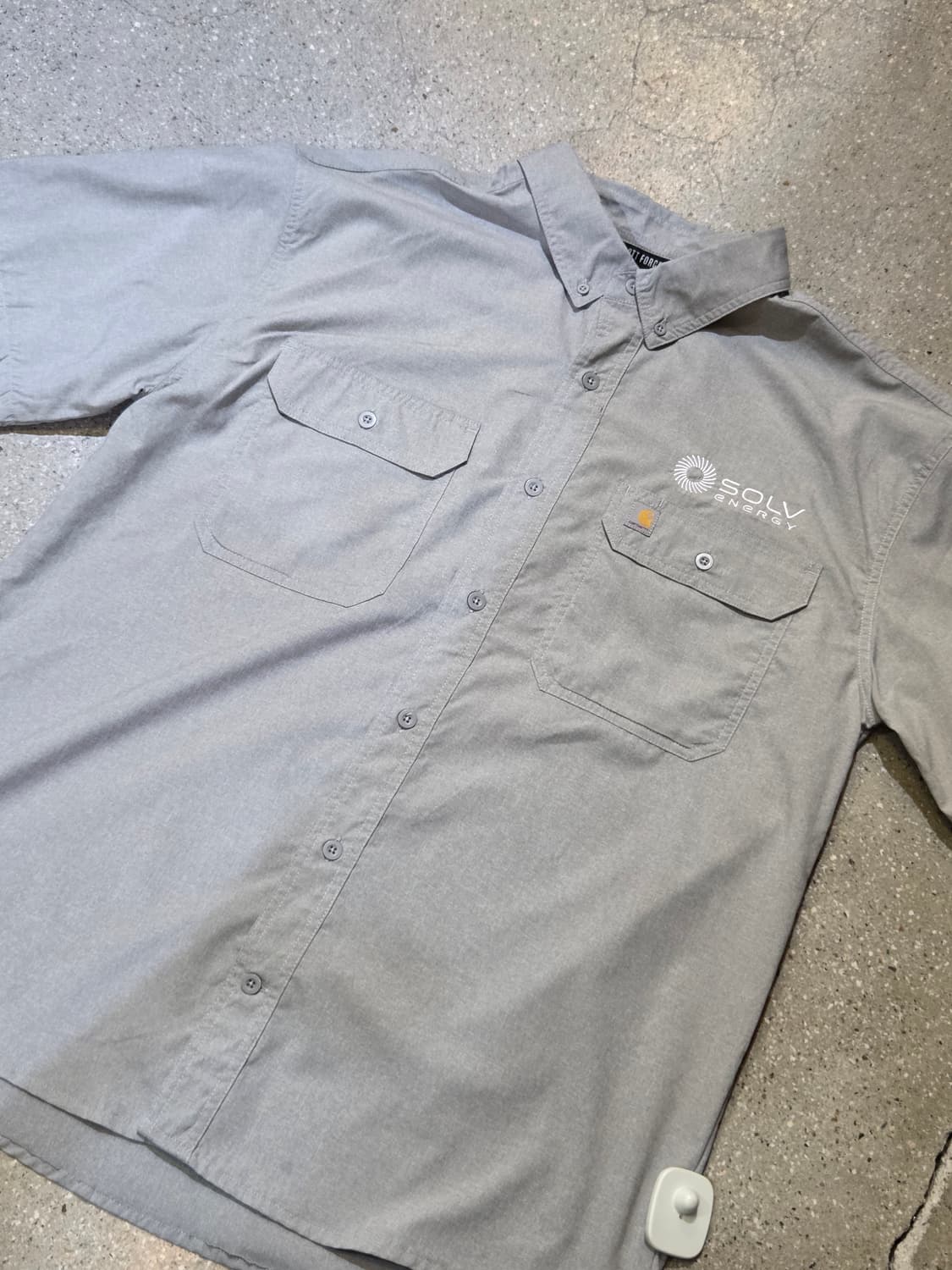 칼하트 그레이 반팔셔츠 상품이미지1