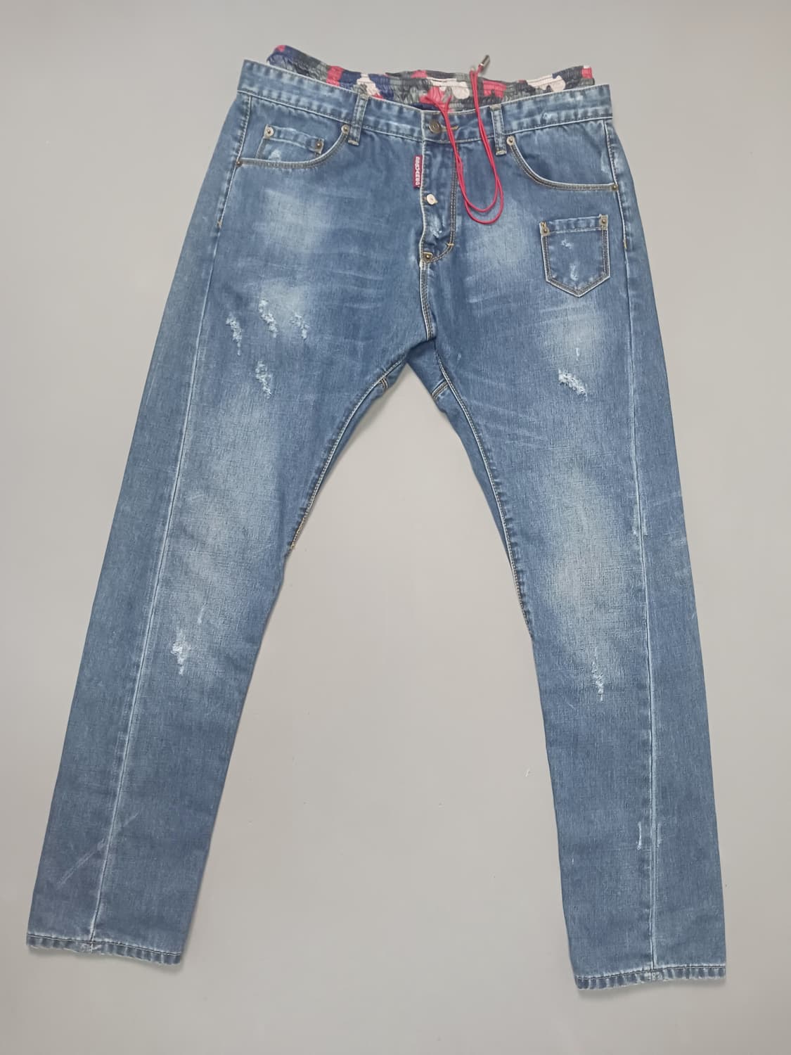 [33] 디스퀘어드2 수영복 레이어드 트위스트진 청바지 상품이미지1