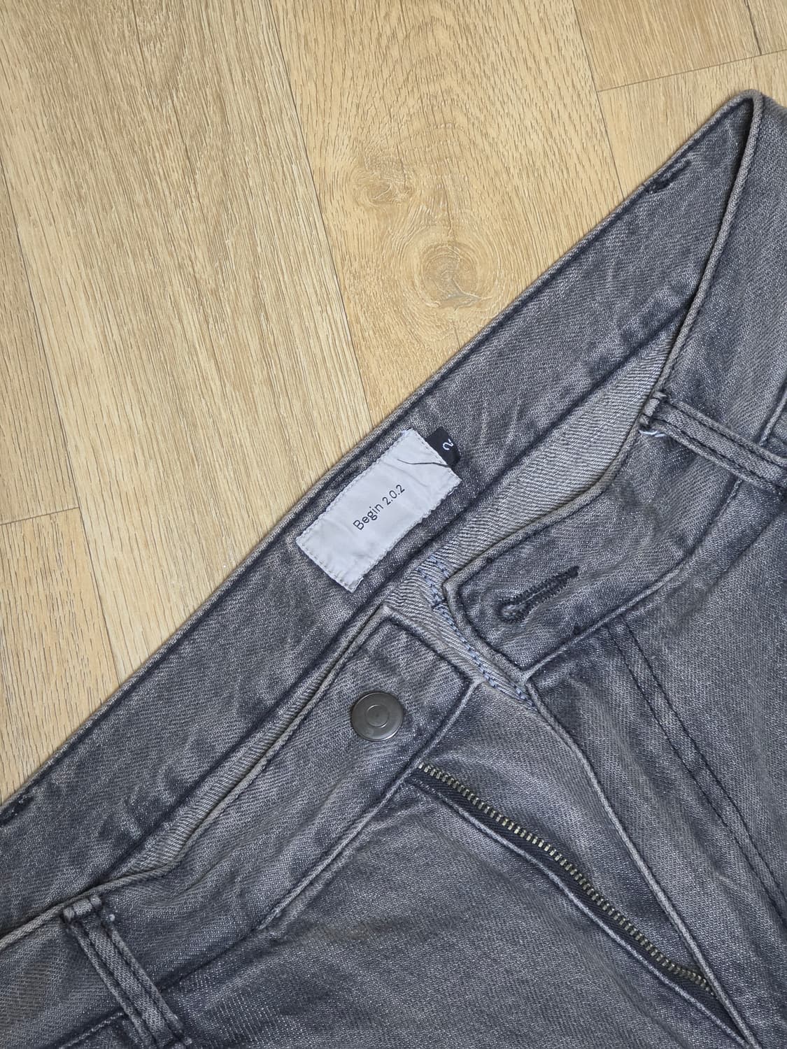 [2] 비긴202 투 턱 데님팬츠 상품이미지4