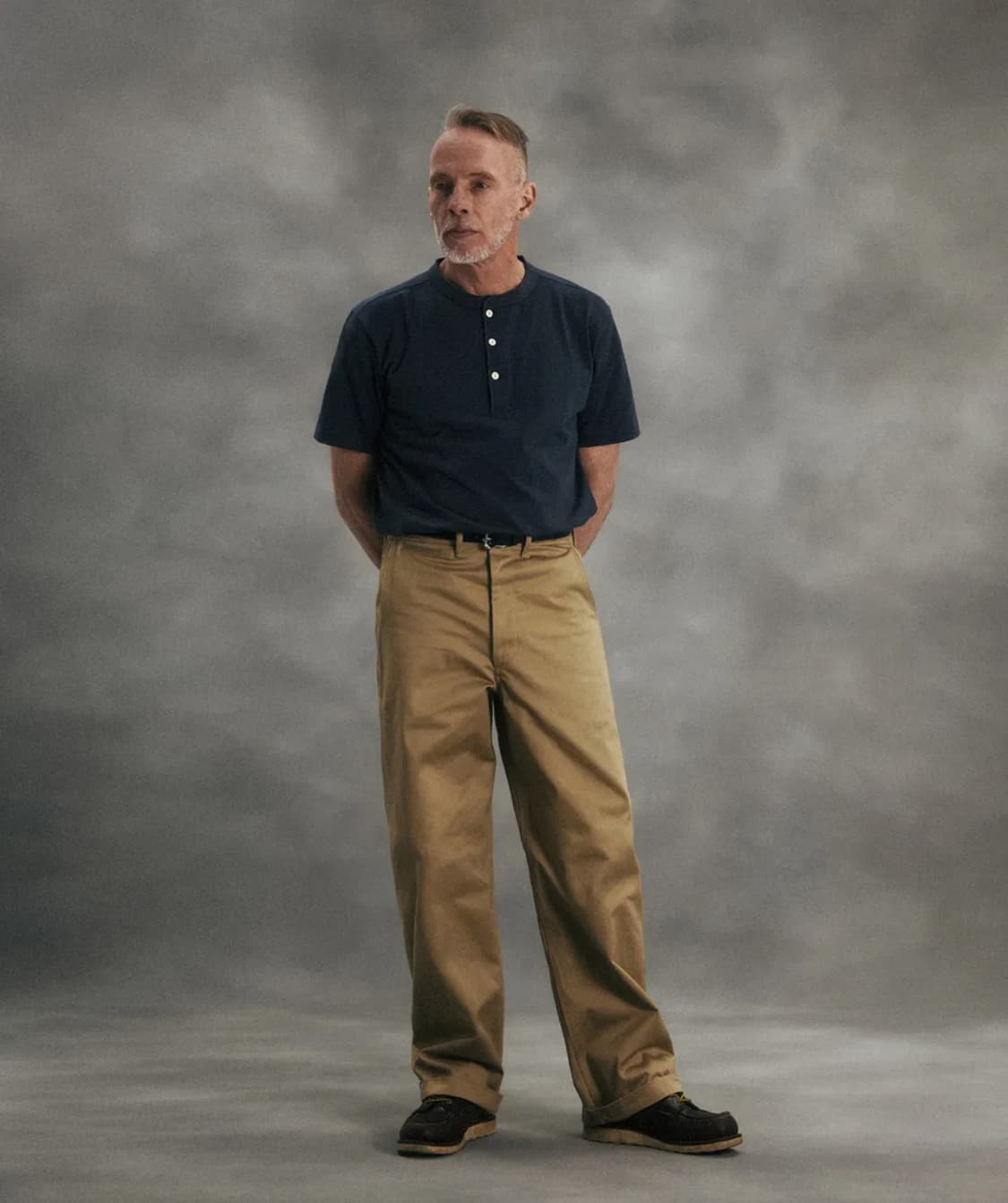 브론슨 10.6oz 코튼 헨리 반팔티 XXXL사이즈 (XL) 상품이미지4