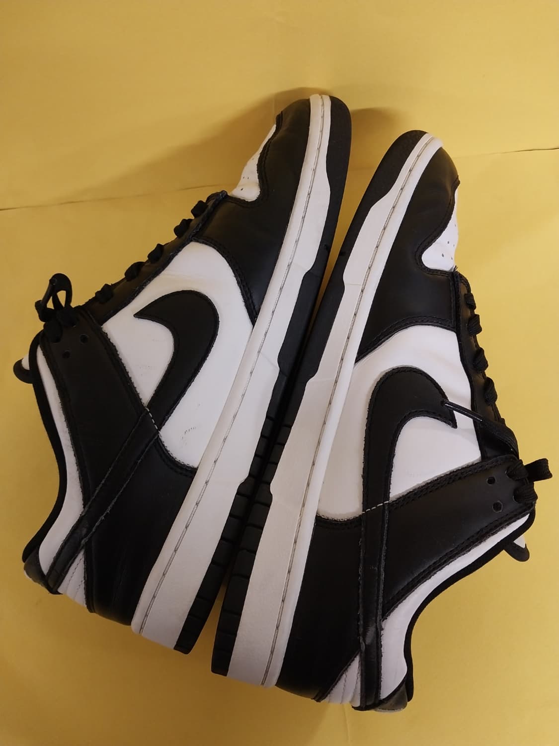 남성 나이키 덩크 로우 범고래 레트로 검흰 운동화 (280) 상품이미지7