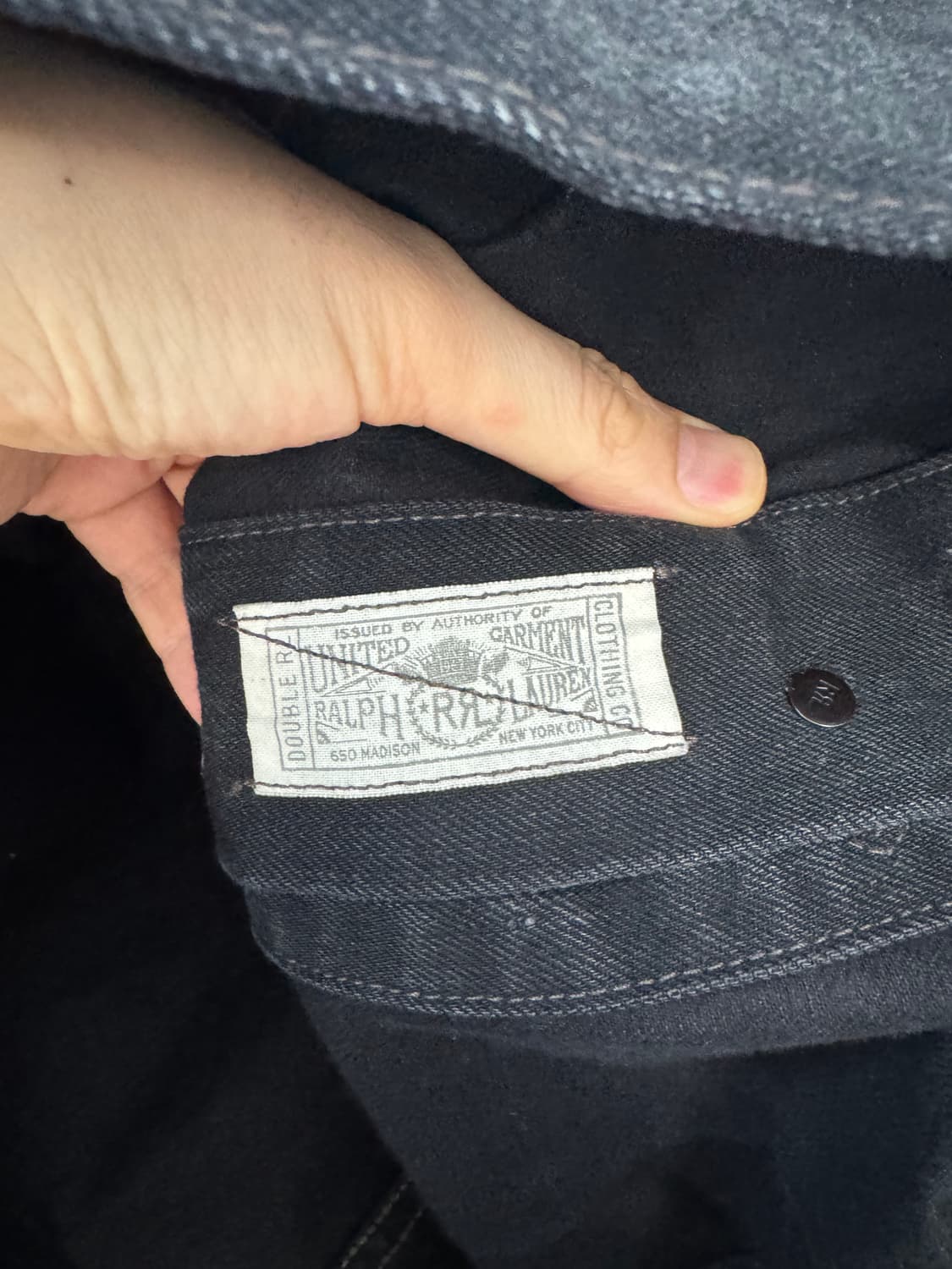 L RRL 멕시코산 lot271 리랜드 블랙 데님 자켓 상품이미지6