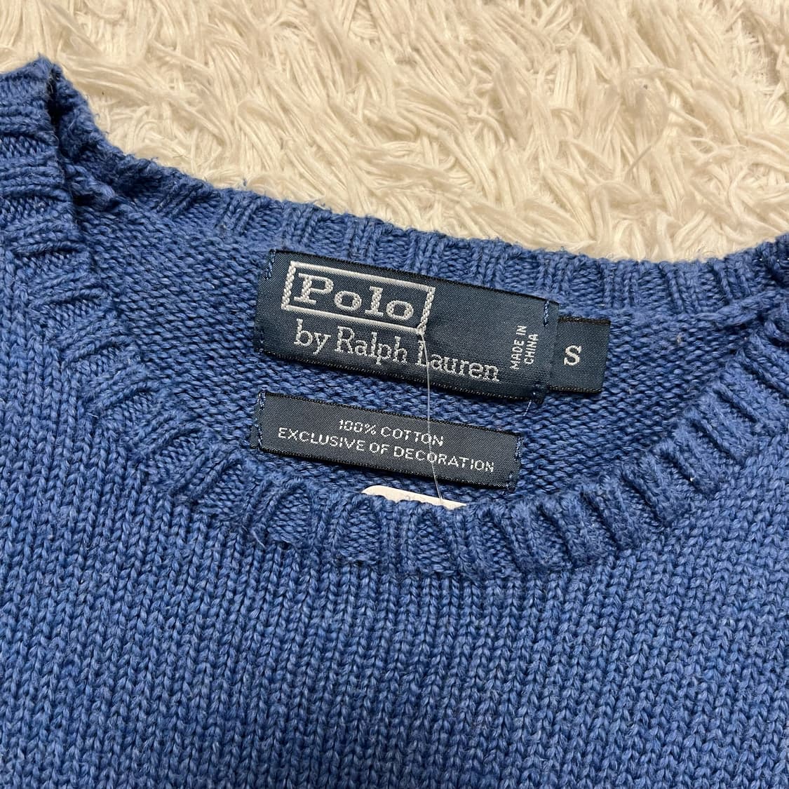 Polo Ralph Lauren blue knit 상품이미지6