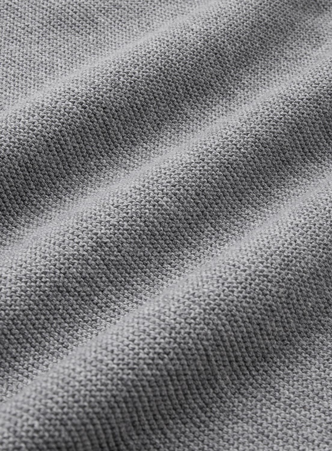 유니온블루 헨리넥 니트 멜란지 그레이 L 상품이미지4