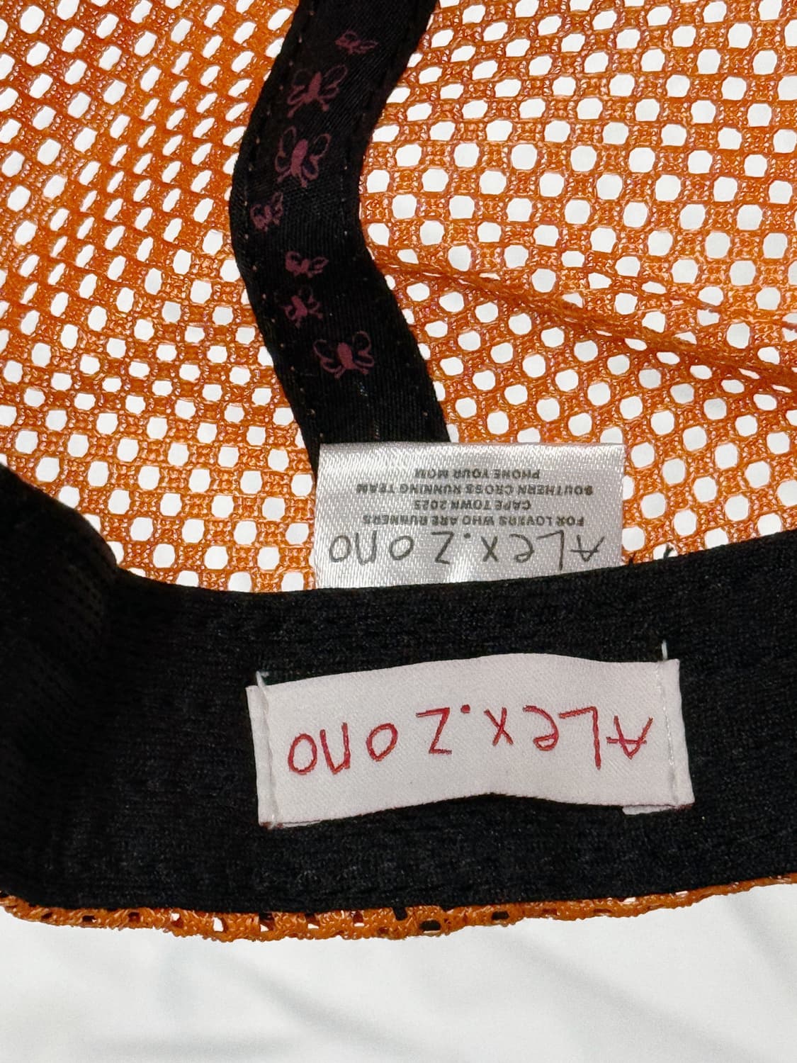 새제품 정가이하 / 알렉스조노 Alex Zono 러닝 트러커햇 오렌지블루 상품이미지7