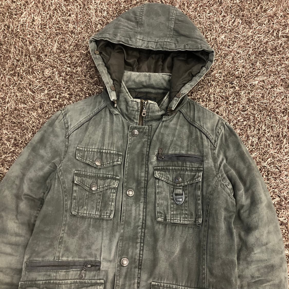 인더애틱 00s 유틸리티 쿼드포켓 야상 자켓 상품이미지2