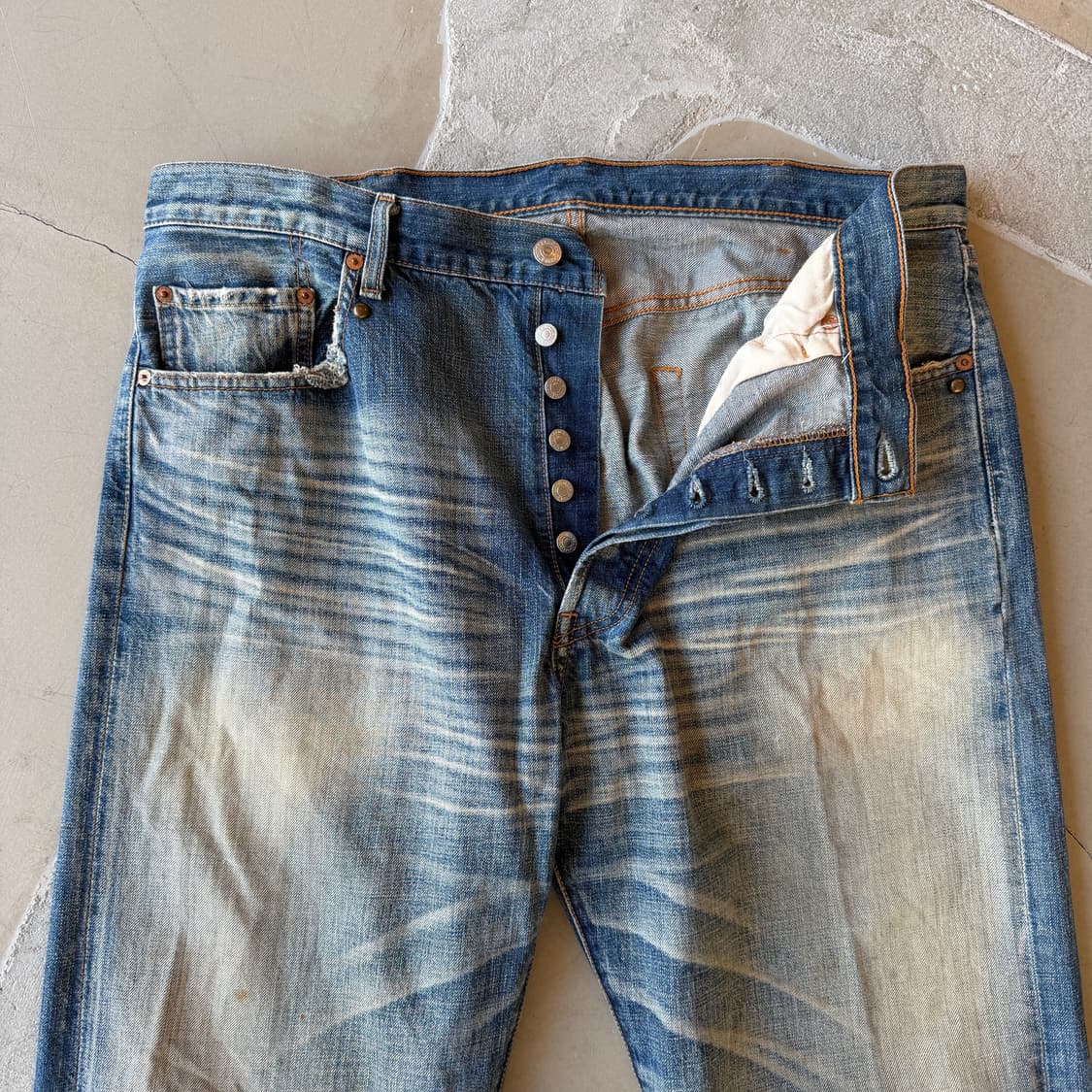 97s 리바이스 501 데님 팬츠 상품이미지4