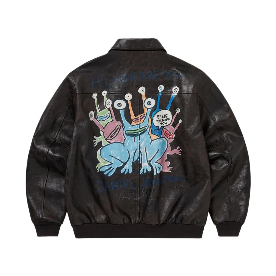 디스이즈네버댓 x 다니엘존스턴 레더자켓 다크 브라운 M 상품이미지1