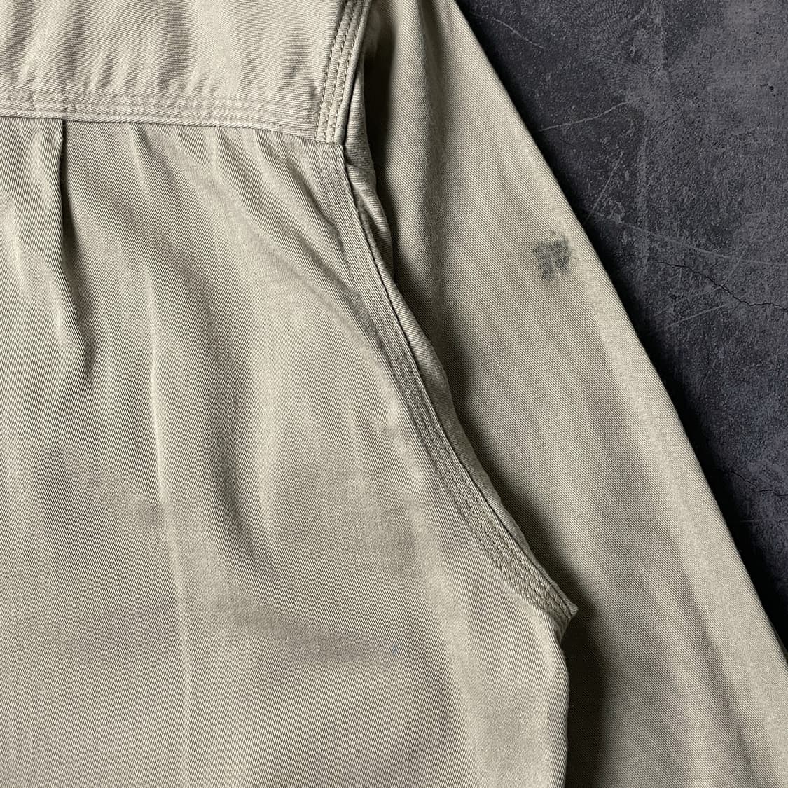 CARHARTT 칼하트 빈티지 베이지 플랩포켓 워크 셔츠 A00883 상품이미지9