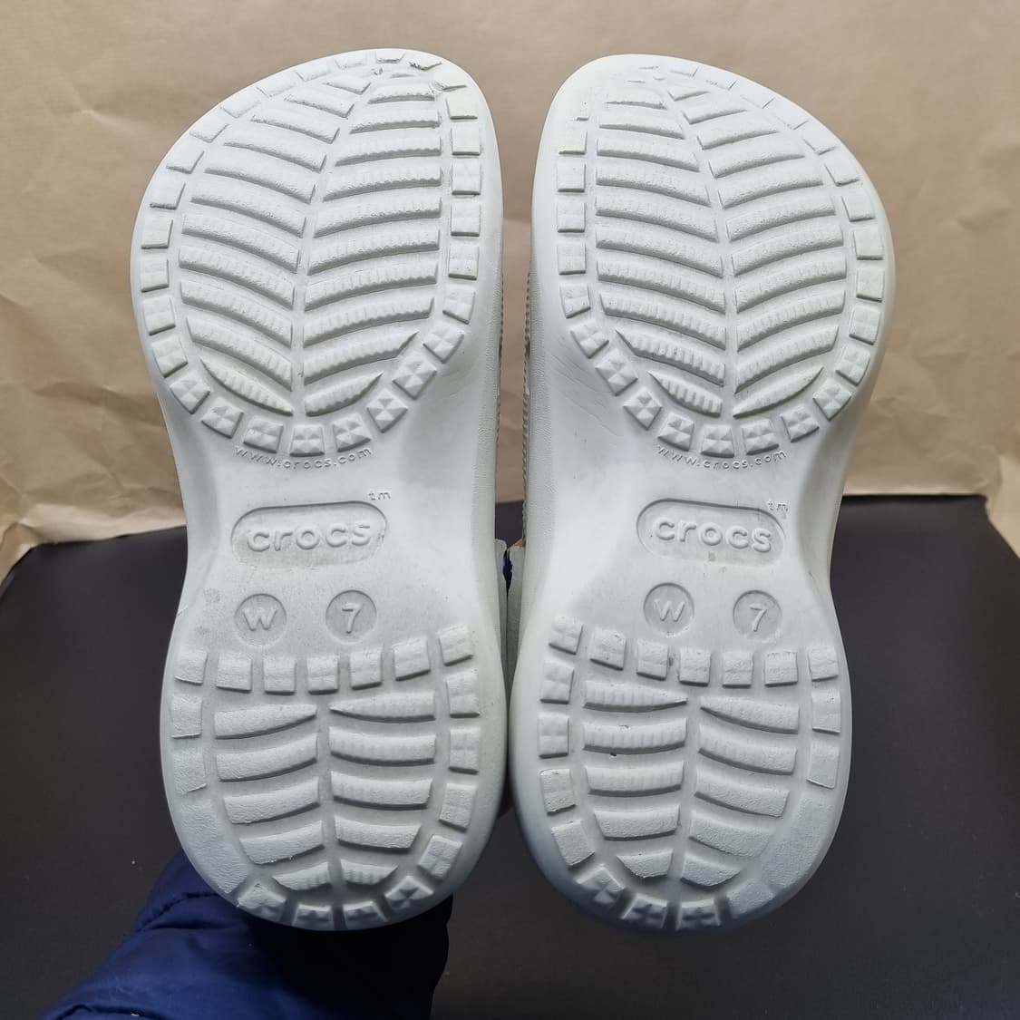 크록스 클로그 플렛폼 기모 안감털240 상품이미지3