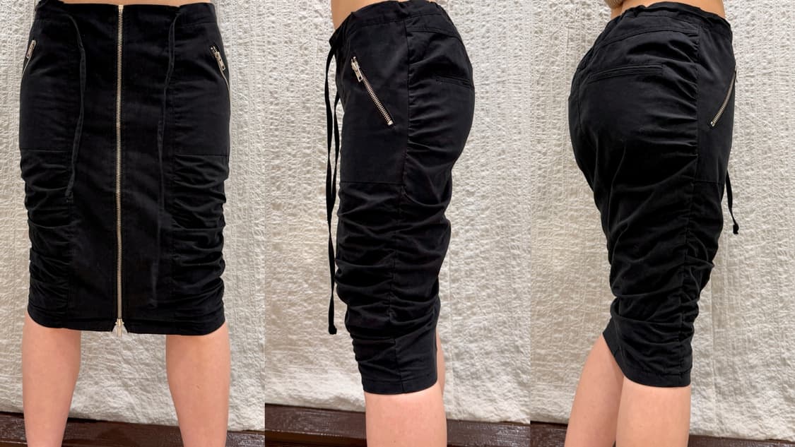 Zip-up shirring midi skirt 상품이미지9