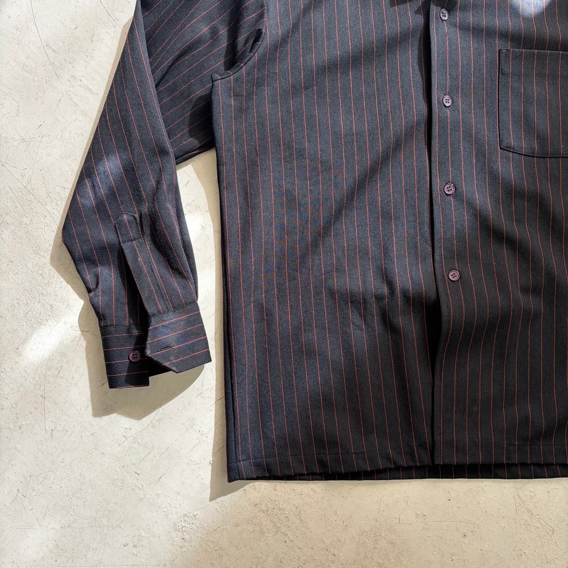 90s Feuston 빈티지 스트라이프 셔츠 M 상품이미지3