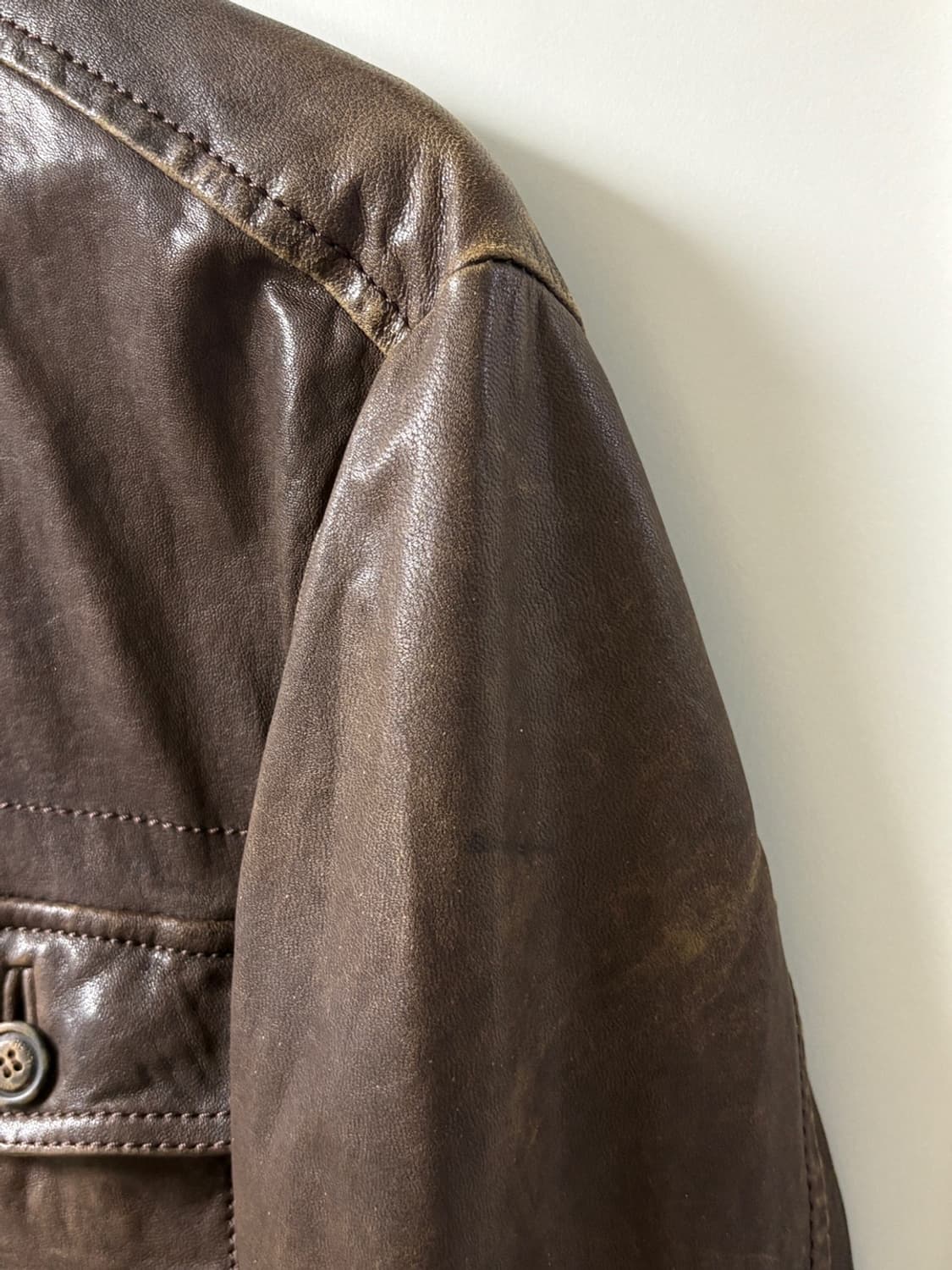 헨리코튼 가죽 자켓 상품이미지4