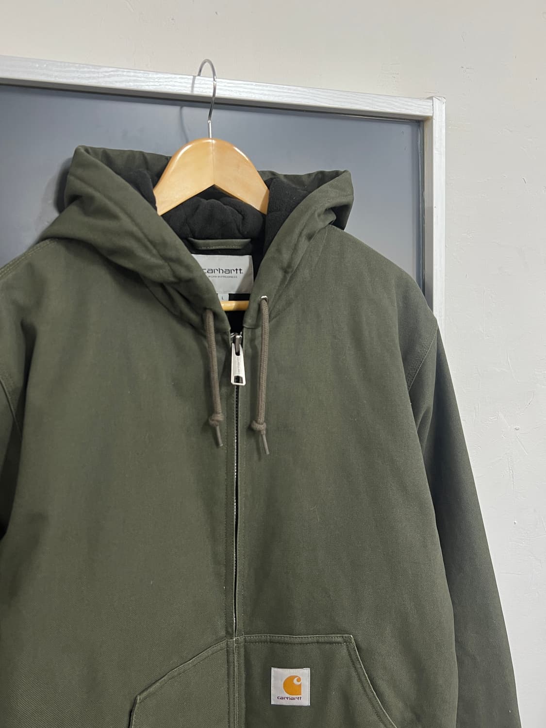 Carhartt WIP 칼하트 모스그린 액티브 워크 자켓 상품이미지2