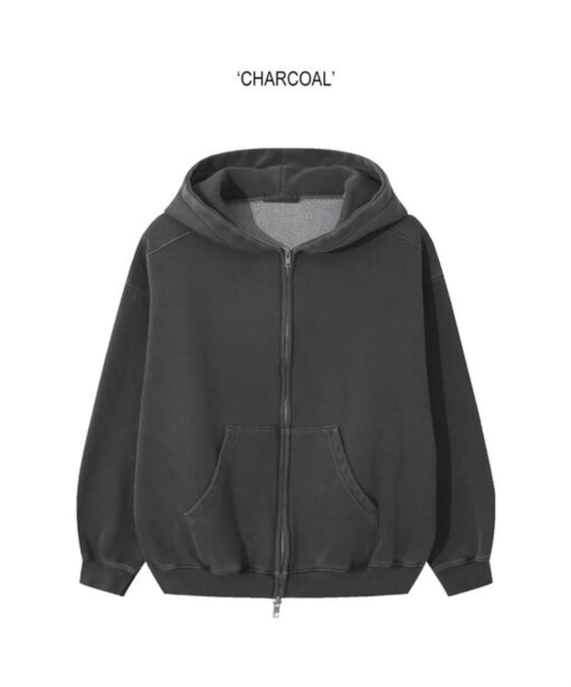 Blemto 피그머트 후드집업 (charcoal) 상품이미지1
