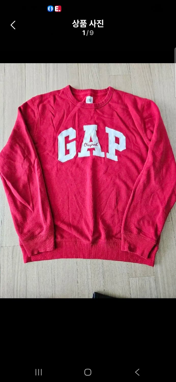 갭기모맨투맨 상품이미지1