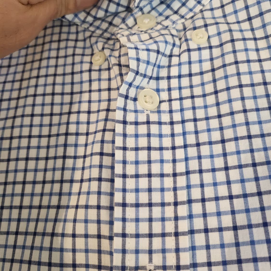 폴로 잔체크 셔츠 상품이미지4