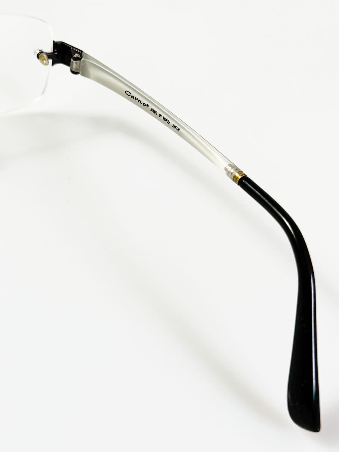 CAMO 무테 스퀘어 티타늄 톤 메탈 빈티지 안경 상품이미지6