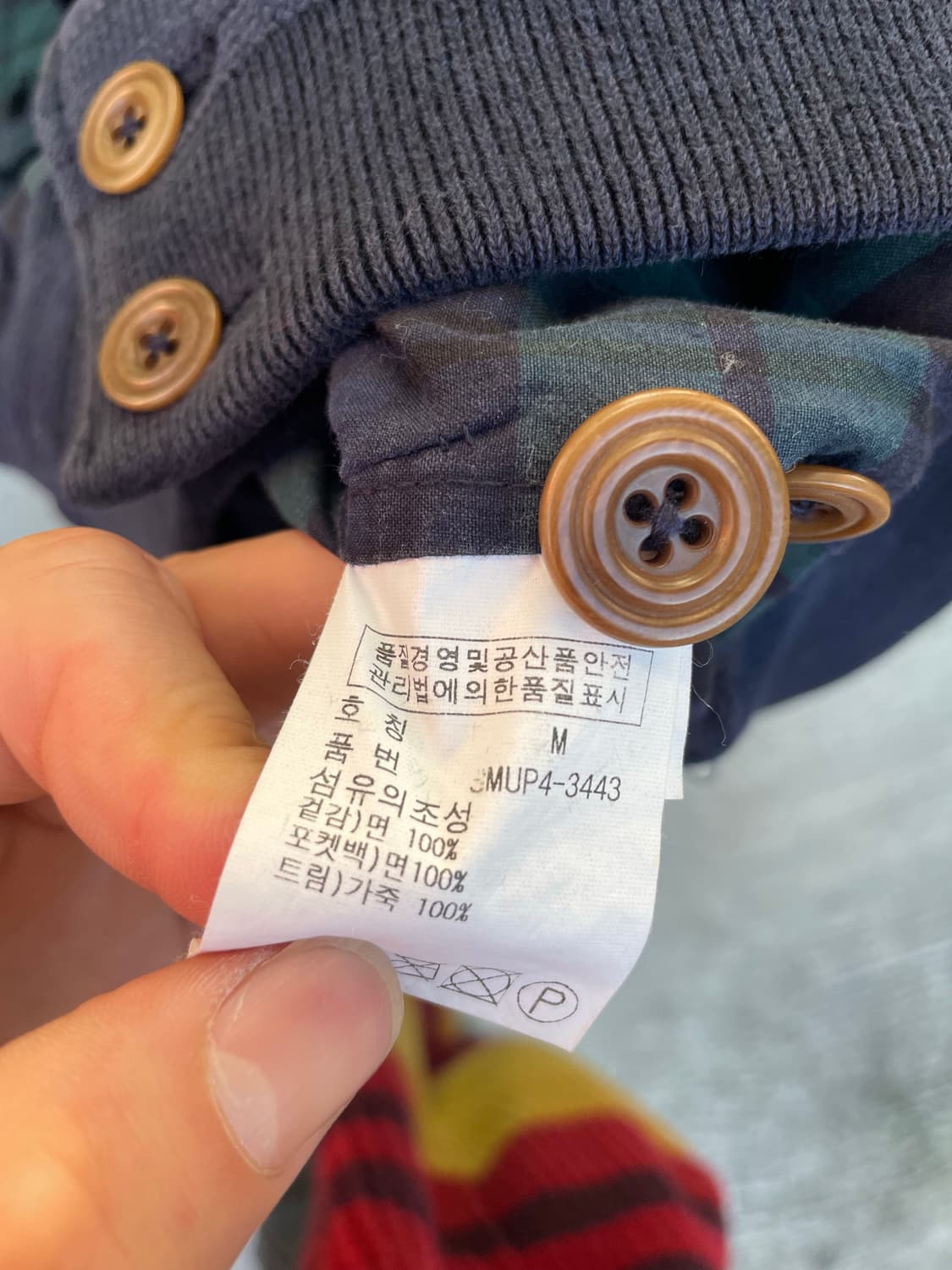 폴로랄프로렌 블랙워크 타탄체크 자켓 상품이미지10