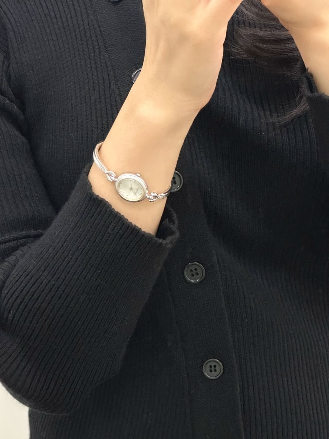 courreges / 꾸레쥬 실버 뱅글 시계  상품이미지9