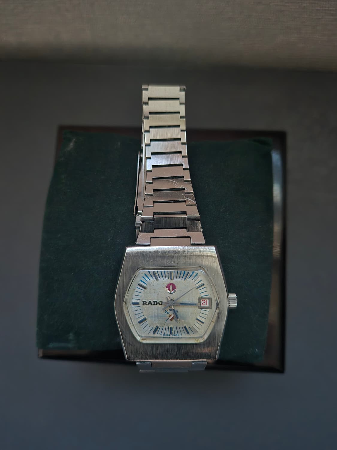 (폴리싱O) RADO Silver Sabre 빈티지 오토매틱 시계 상품이미지7