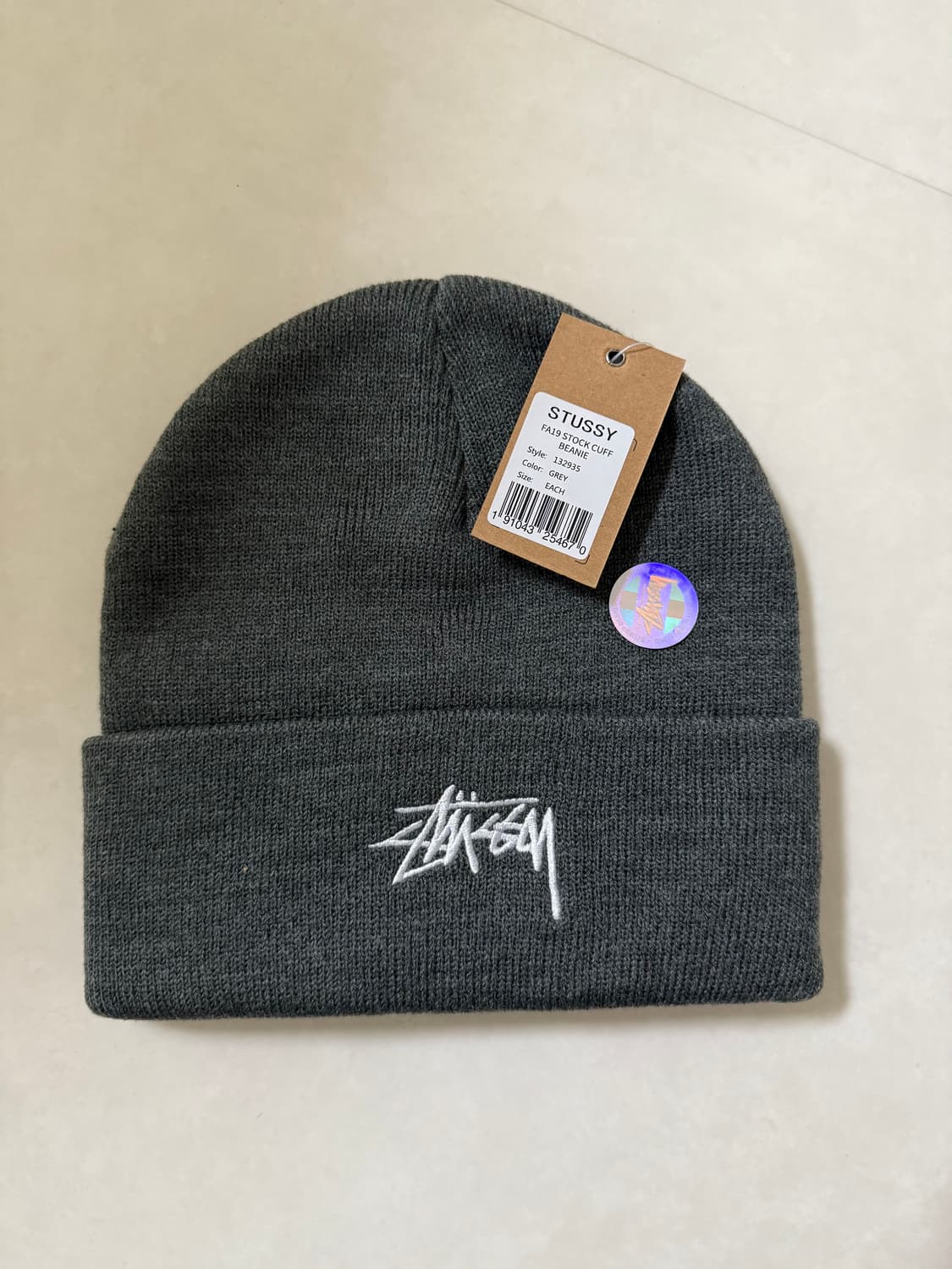 스투시 커프 비니 (그레이) 상품이미지2