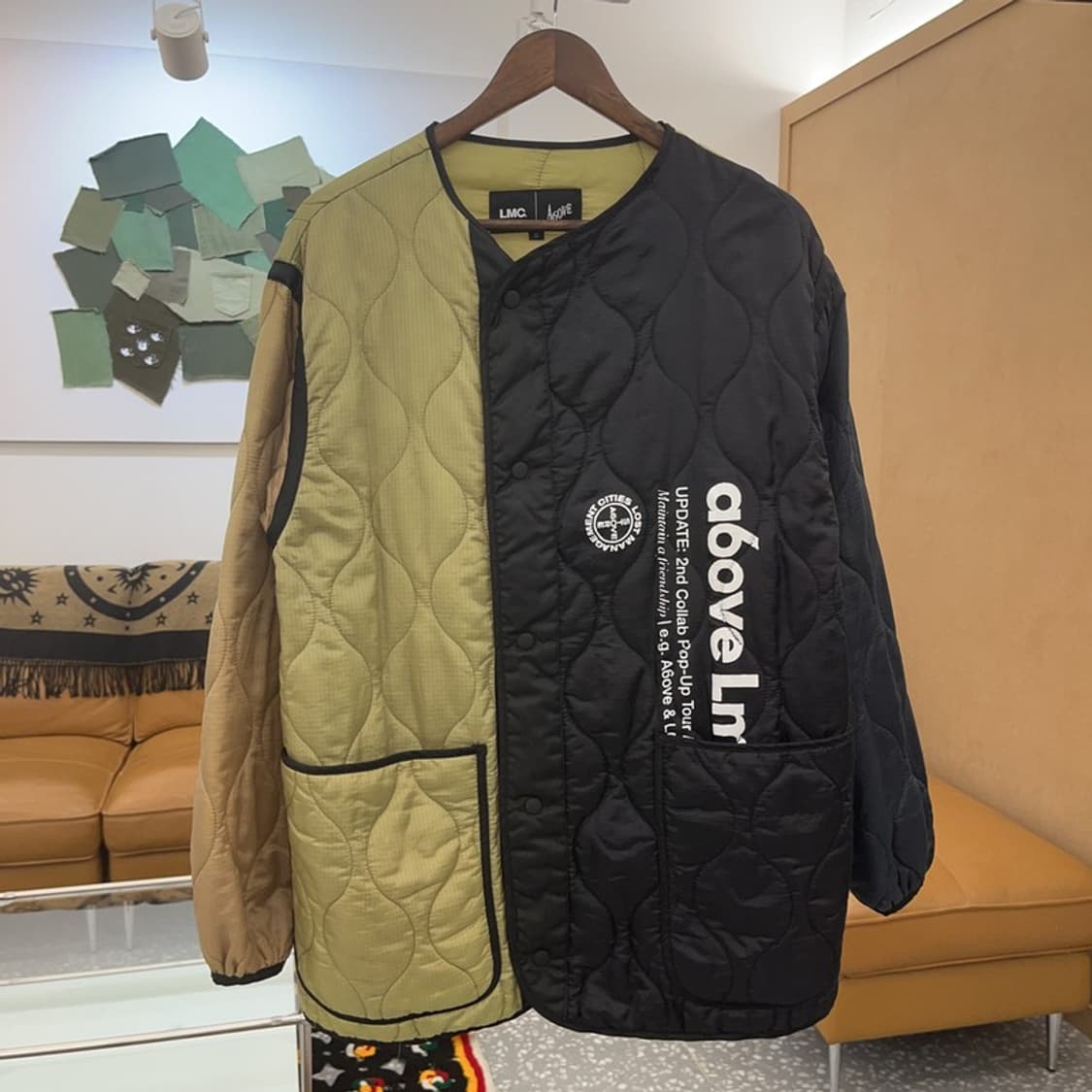 LMC X A6OVE 오버핏 언발 깔깔이 퀄팅 자켓 S C06501 상품이미지3